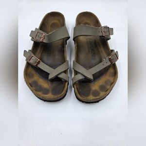 Birkenstock Mayari Birko Flor Buckle Straps Women's Sandals 39 US Size 8-8.5.